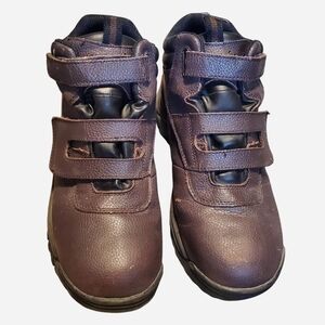 Brown Propét Cliff Walker Waterproof Hikimg Boots with Velcro Straps